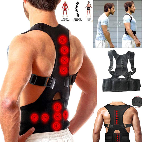 Personal Health Care Posture Corrector Support Magnetic Back Improved Shoulder Brace Belt Adults Students Woman Back Brace Belt