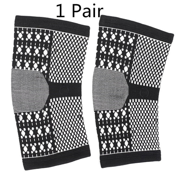 1 Pair Top Quality Tourmaline Knee Support Magnetic Therapy Knee Pad Knee Protector Posture Brace Personal Health Care Tools